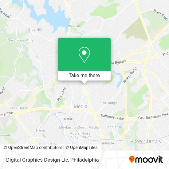 Digital Graphics Design Llc map