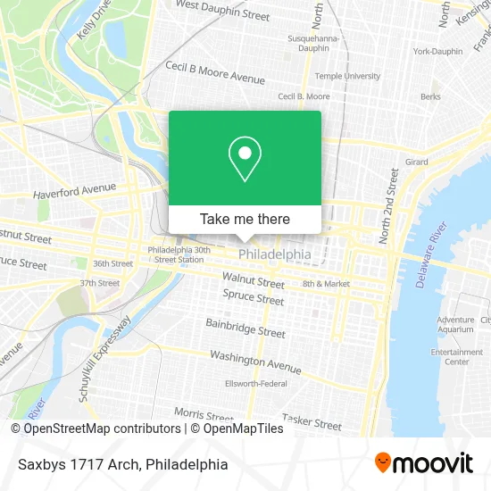 Saxbys 1717 Arch map