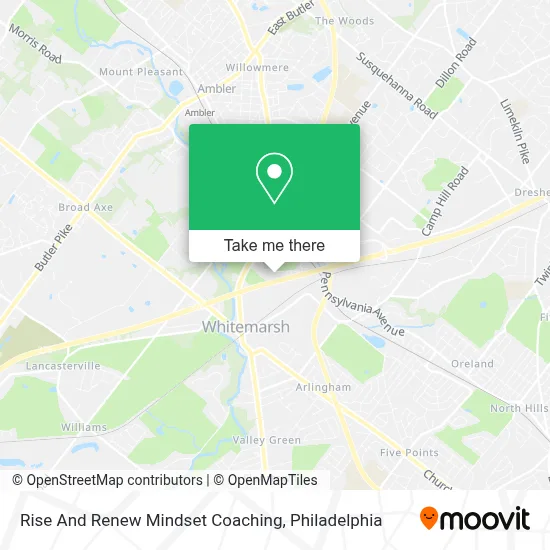 Rise And Renew Mindset Coaching map