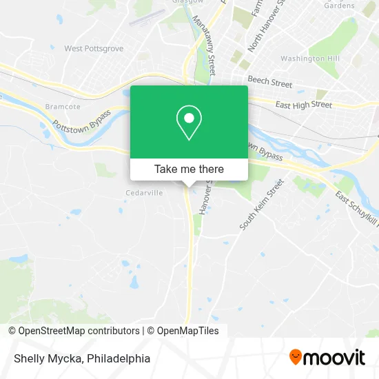 Shelly Mycka map