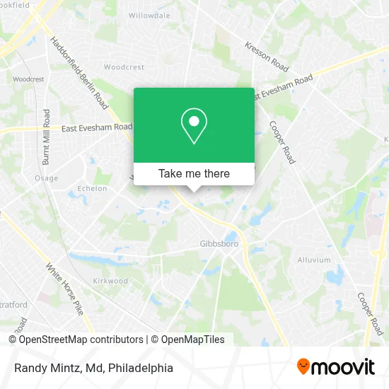 Randy Mintz, Md map