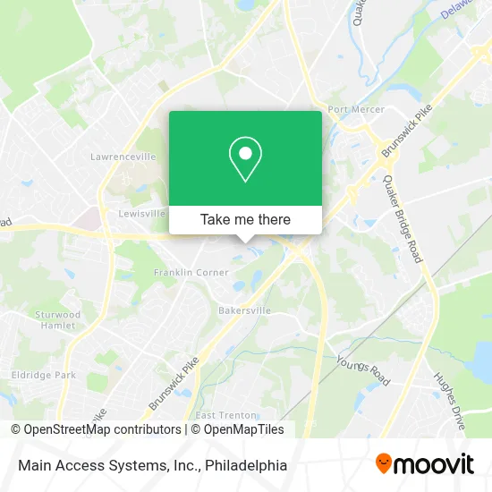 Main Access Systems, Inc. map