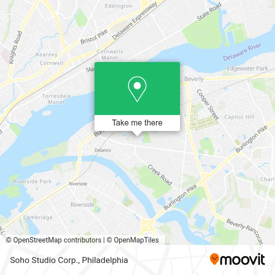 Soho Studio Corp. map