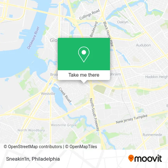 Sneakin'In map