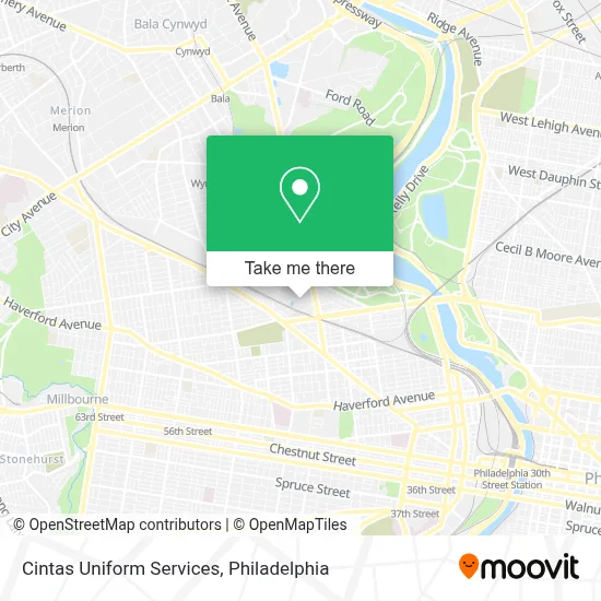 Cintas Uniform Services map