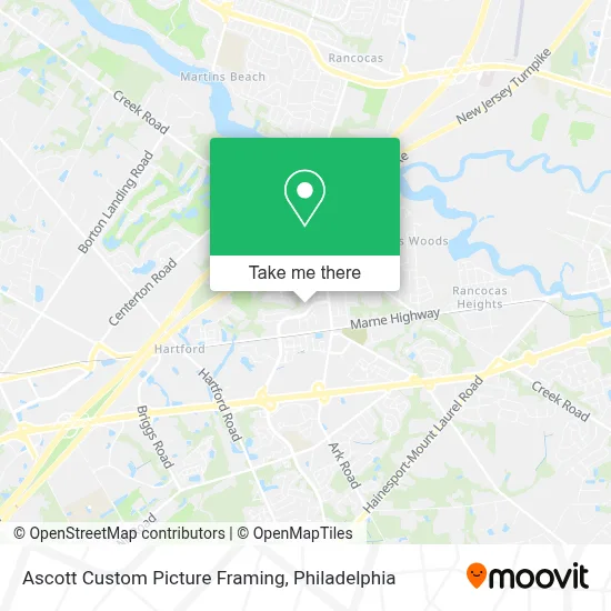 Ascott Custom Picture Framing map