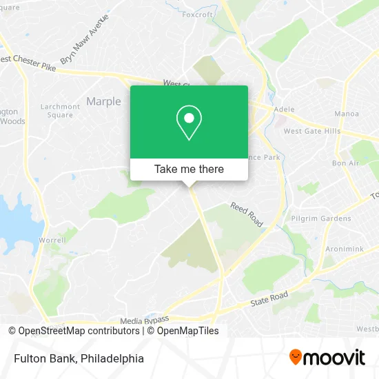 Fulton Bank map