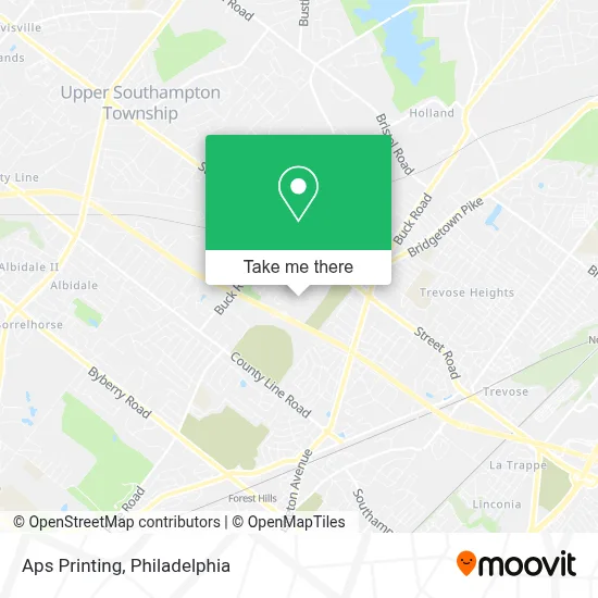 Aps Printing map