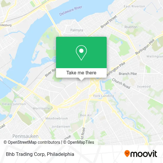 Bhb Trading Corp map