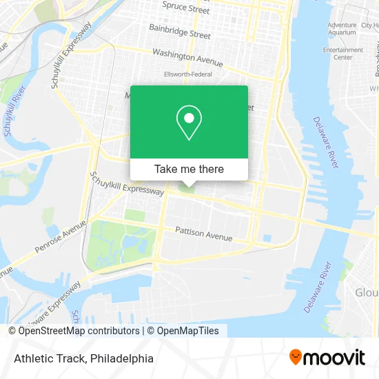 Athletic Track map