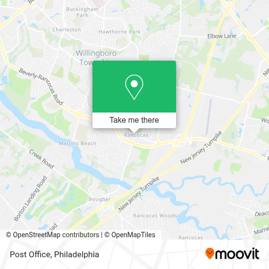 Post Office map