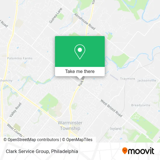 Clark Service Group map