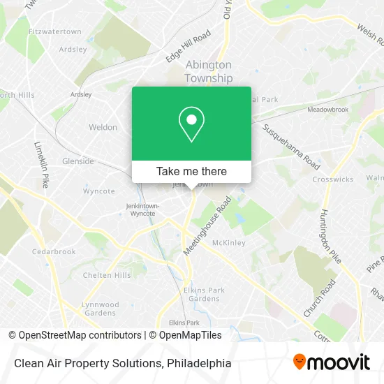 Clean Air Property Solutions map