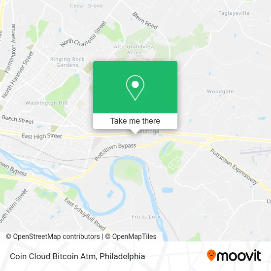Coin Cloud Bitcoin Atm map