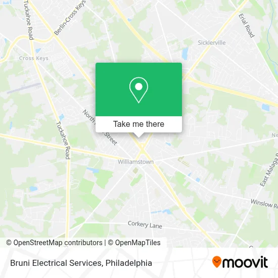 Bruni Electrical Services map