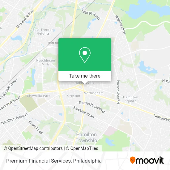 Premium Financial Services map