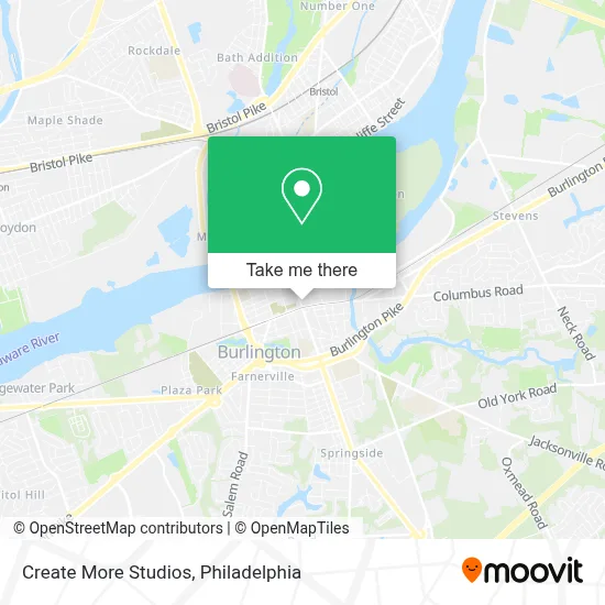 Create More Studios map