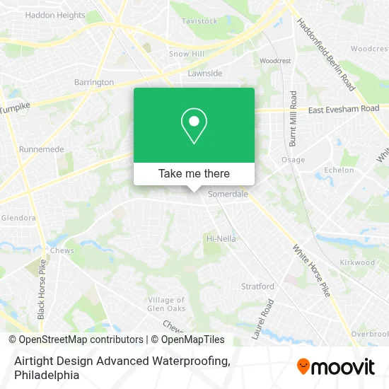 Airtight Design Advanced Waterproofing map