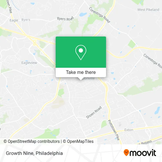 Growth Nine map