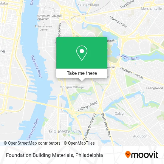 Foundation Building Materials map
