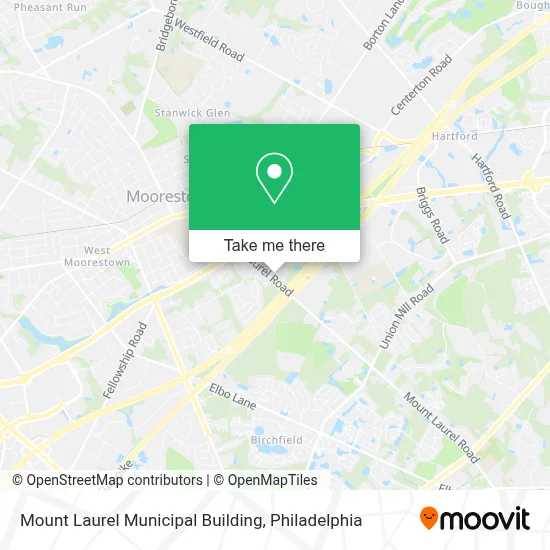 Mount Laurel Municipal Building map