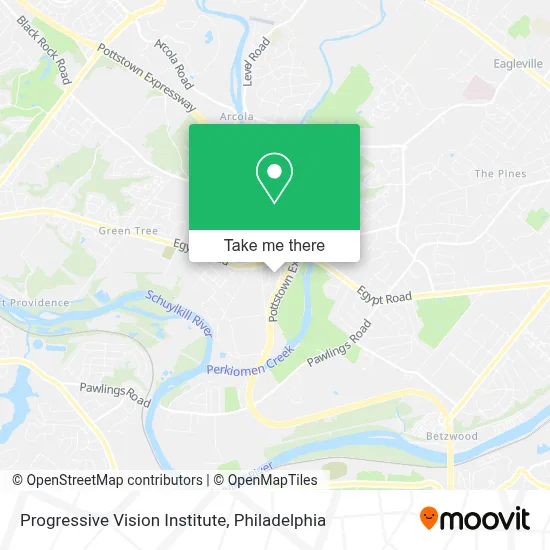 Progressive Vision Institute map