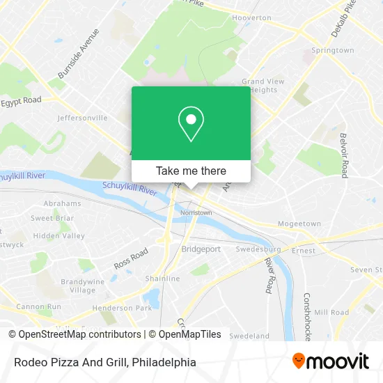 Rodeo Pizza And Grill map