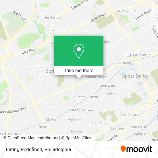Eating Redefined map