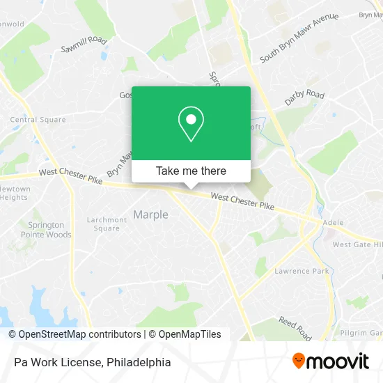 Pa Work License map