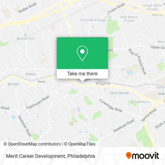 Merit Career Development map