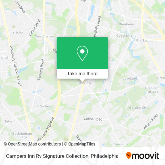 Campers Inn Rv Signature Collection map