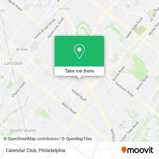 Calendar Club map