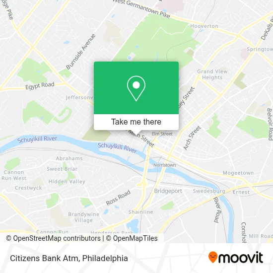 Citizens Bank Atm map