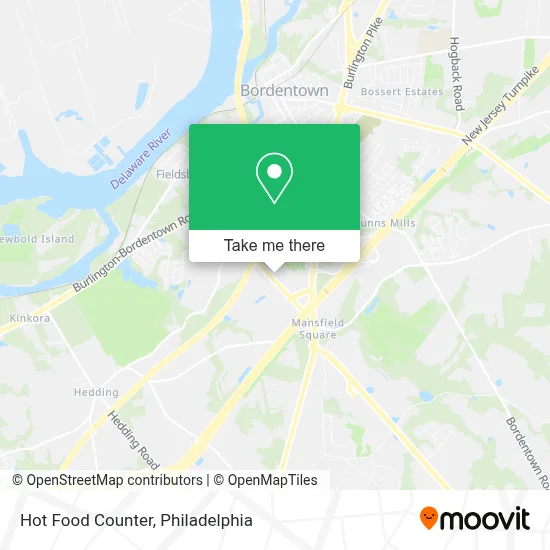 Hot Food Counter map