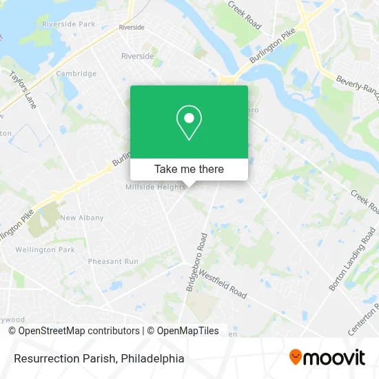 Resurrection Parish map