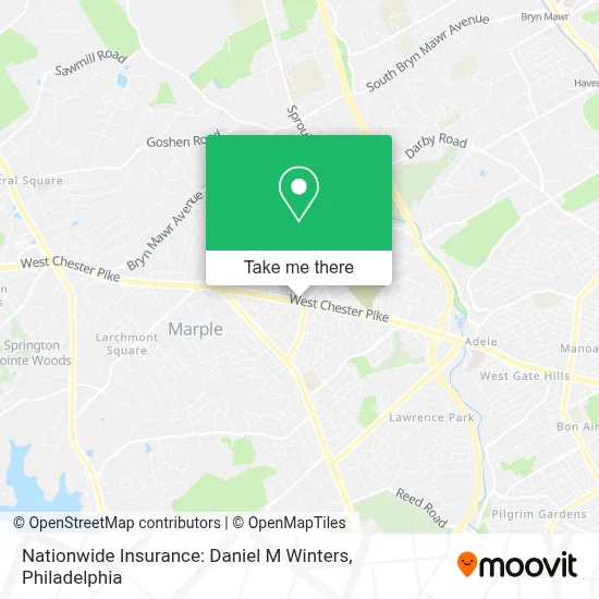 Nationwide Insurance: Daniel M Winters map
