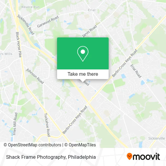 Shack Frame Photography map