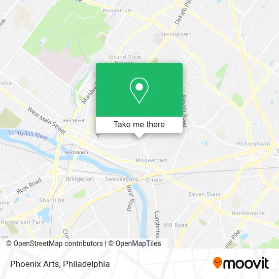 Phoenix Arts map