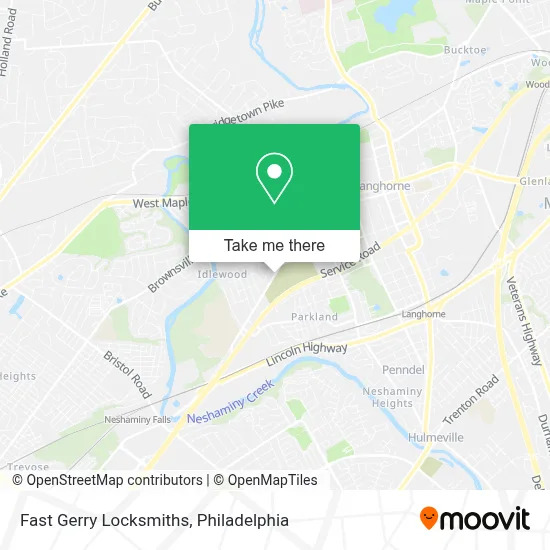Fast Gerry Locksmiths map