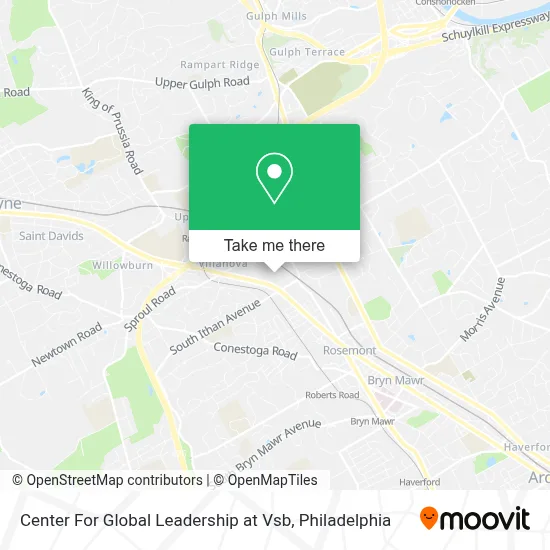 Center For Global Leadership at Vsb map
