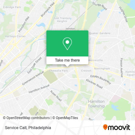 Service Call map
