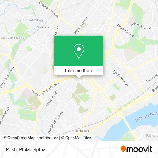 Posh map