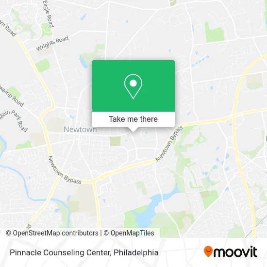 Pinnacle Counseling Center map