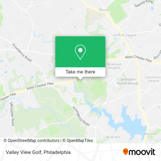Valley View Golf map