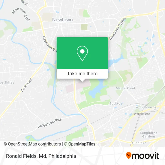 Ronald Fields, Md map