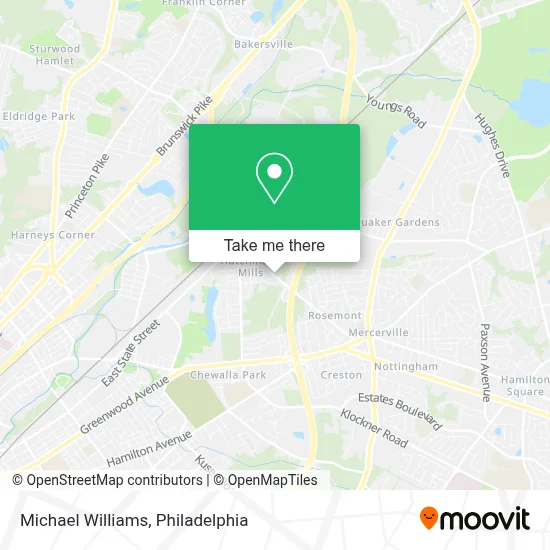 Michael Williams map