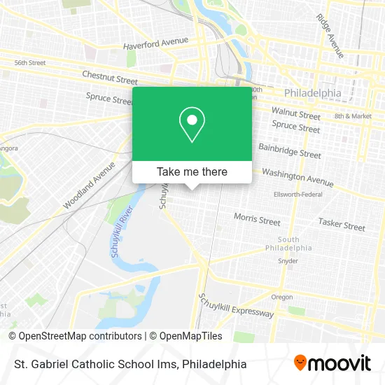 St. Gabriel Catholic School Ims map
