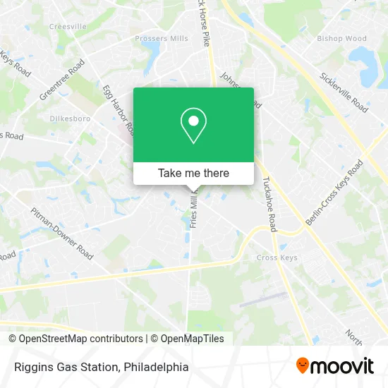 Riggins Gas Station map