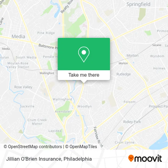 Jillian O'Brien Insurance map