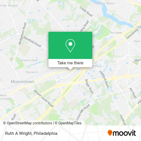 Ruth A Wright map